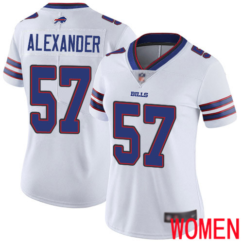 Women Buffalo Bills 57 Lorenzo Alexander White Vapor Untouchable Limited Player NFL Jersey